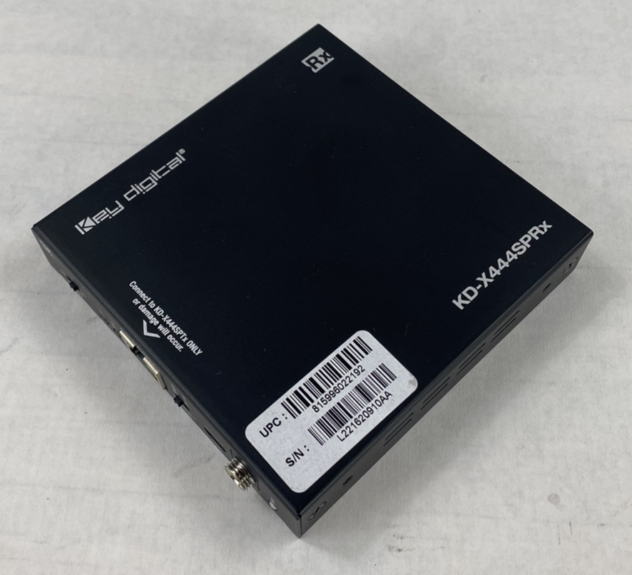 Key Digital KD-X444SP 4K 18G HDMI over 50m CAT5e/6 Extender Set Power Tested