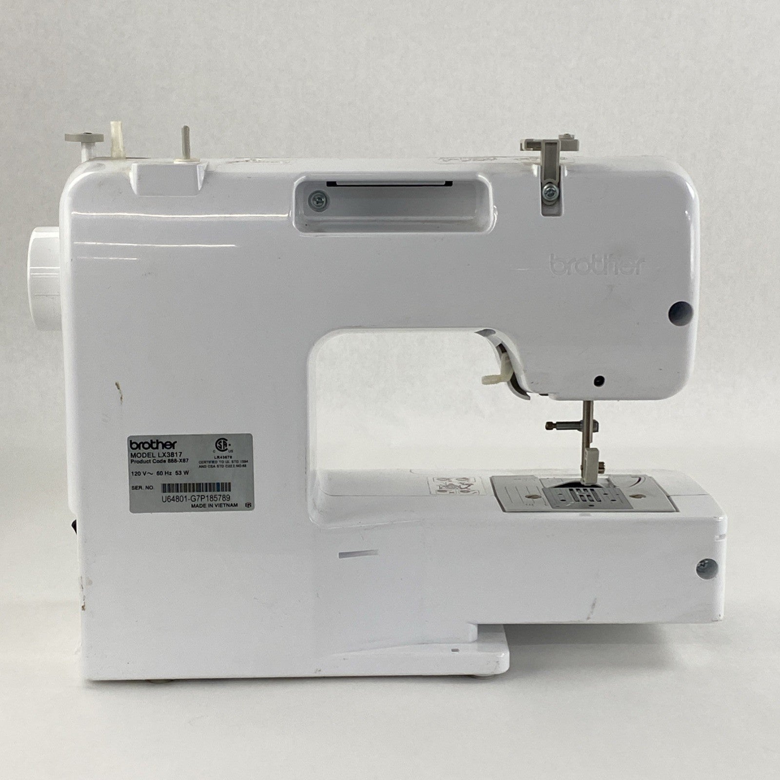 Brother LX3817 Sewing Machine No Foot Pedal No Power Cord parts or Repair6