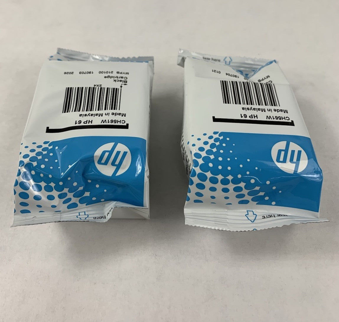 HP 61 + 61 Black Ink Cartridge Twin-Pack Exp. Jul 2021 - Open Box3