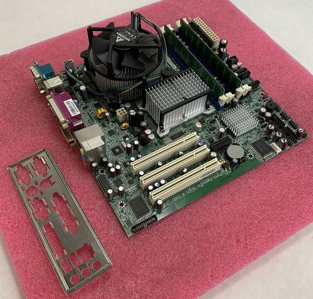 NCR 302DNR6D00941 Motherboard Intel E6400 2.13 GHz 2GB RAM w/ Shield
