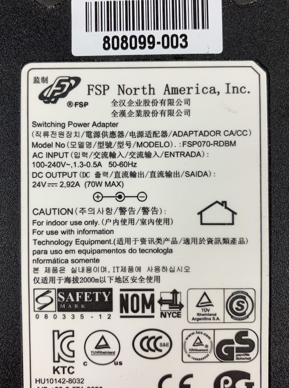 FSP FSP070-RDBM 70W AC Adapter Power Supply (Lot of 3)6