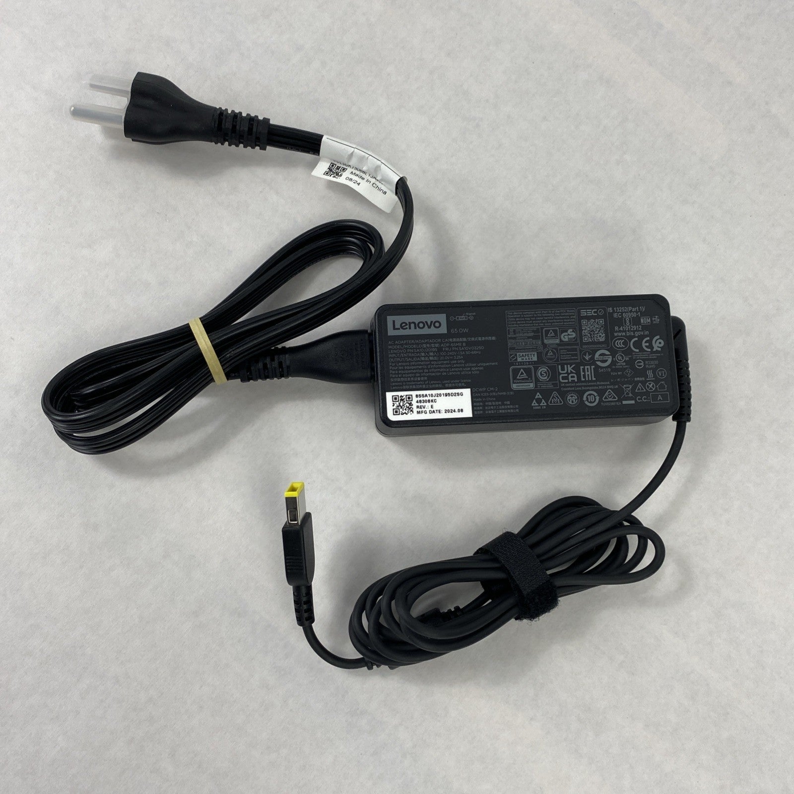 Lenovo ADP-65ME B 65W 20V 3.25A Slim Square Tip Charger AC Adapter (Lot of 10)