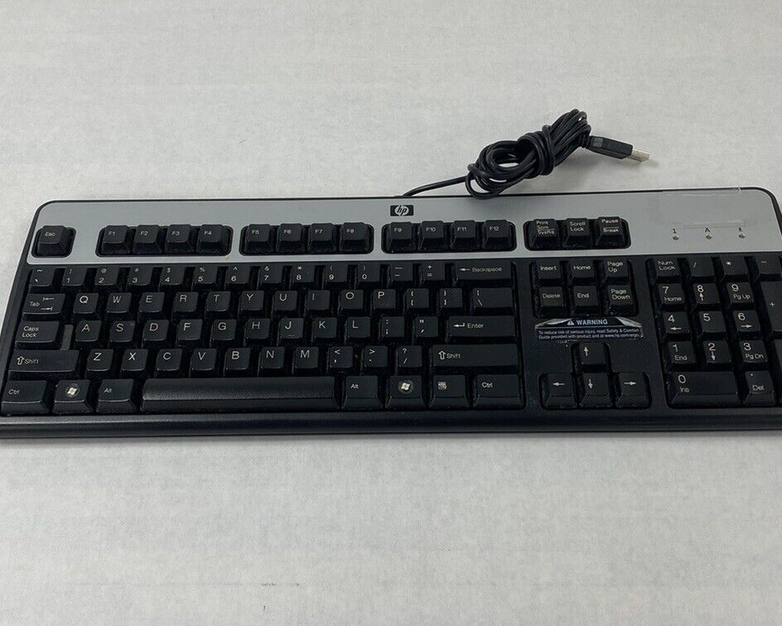 Lot of 4 HP KU-0316 USB Keyboard Tested