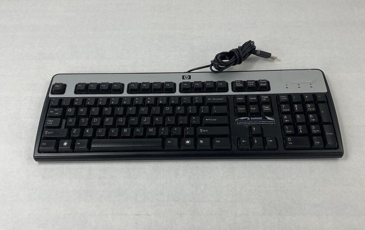 Lot of 4 HP KU-0316 USB Keyboard Tested