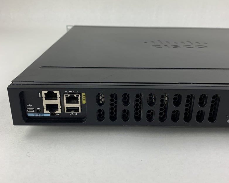 Cisco ISR4331/K9 Router Tested Reset W/ IPBase SecurityK9 License Rack Ears