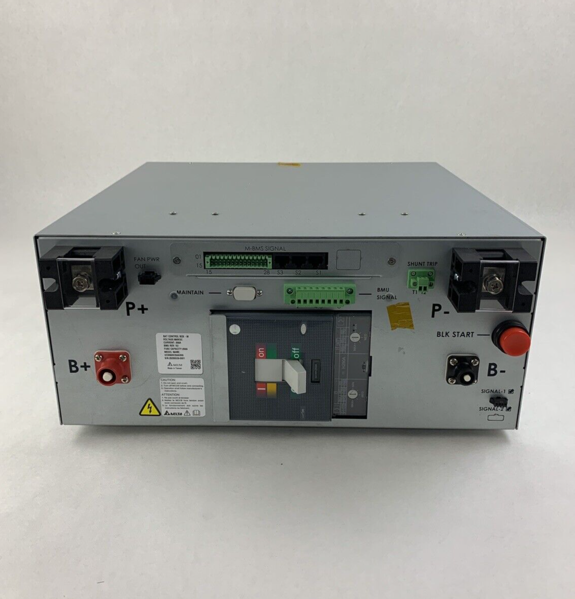 Eaton UCB600V250AB00 Battery Control Box 600VDC 250A w/ ABBSace in250A Breaker