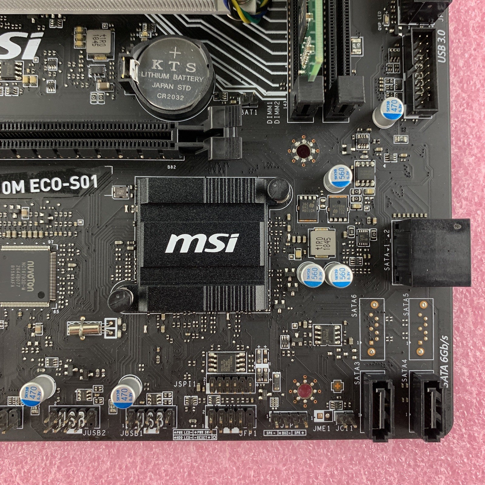 MSI H110M ECO-S01 Intel Celeron G3900 2.80GHz 8 GB Ram LGA1151 Motherboard No IO