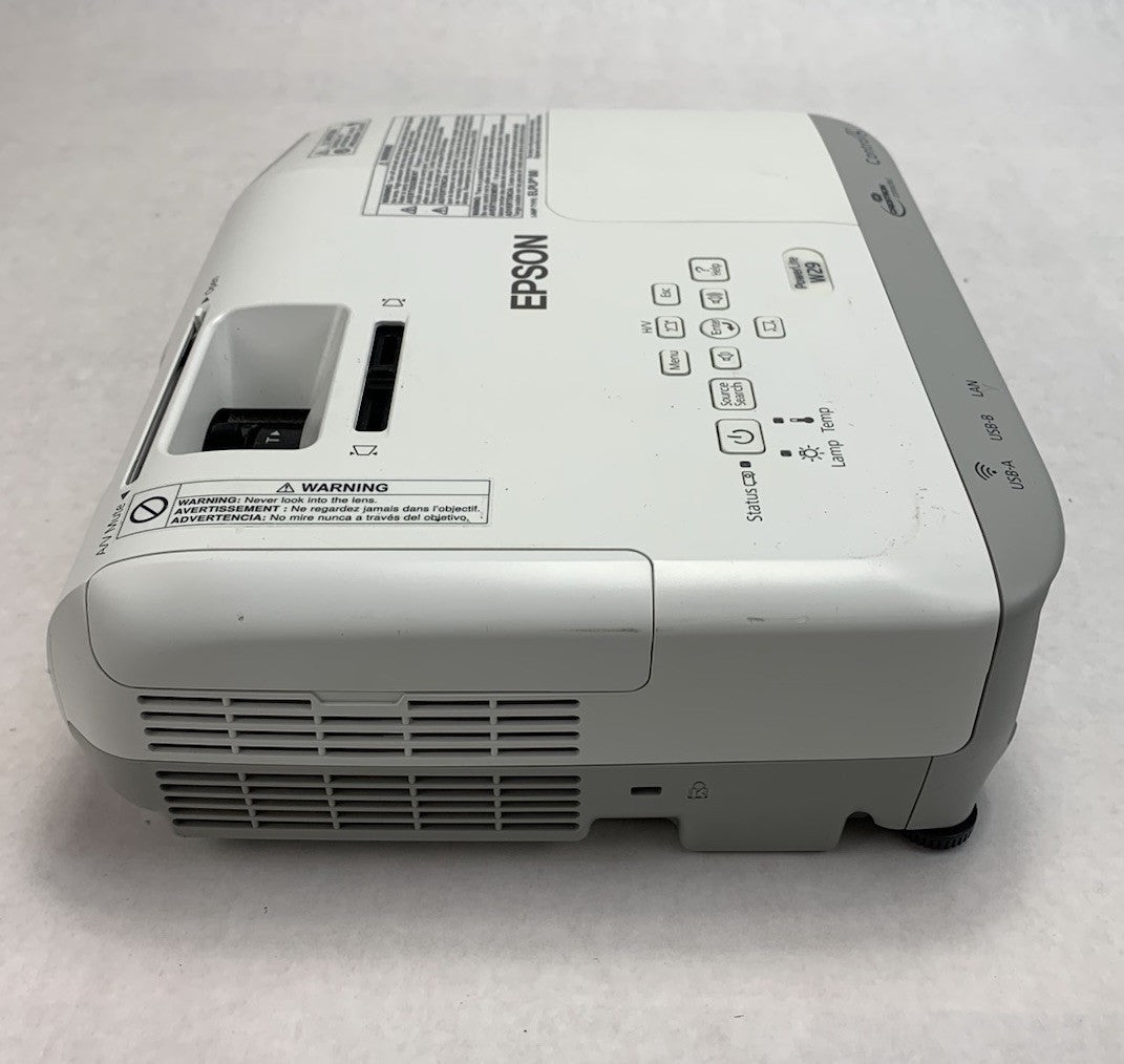 Epson PowerLite W29 H690A LCD Lamp Projector 2334 Lamp Hours - No Remote2