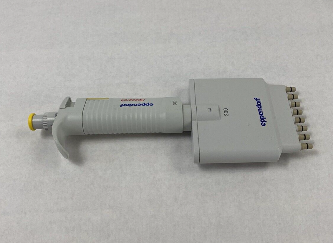 Eppendorf Research 300 30-300 uL 8-Channel Multichannel Manual Pipette