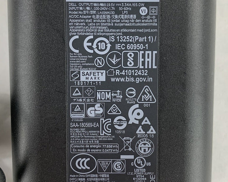 Dell LA65NM130 Laptop AC Adapter (Lot of 2)