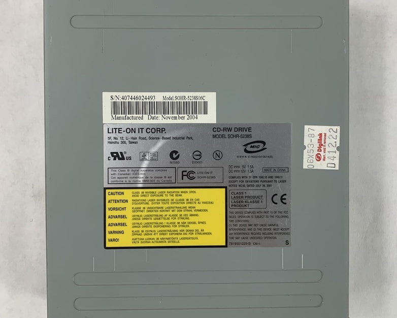 Lite-On SOHR-5238S CD-RW Disk Drive