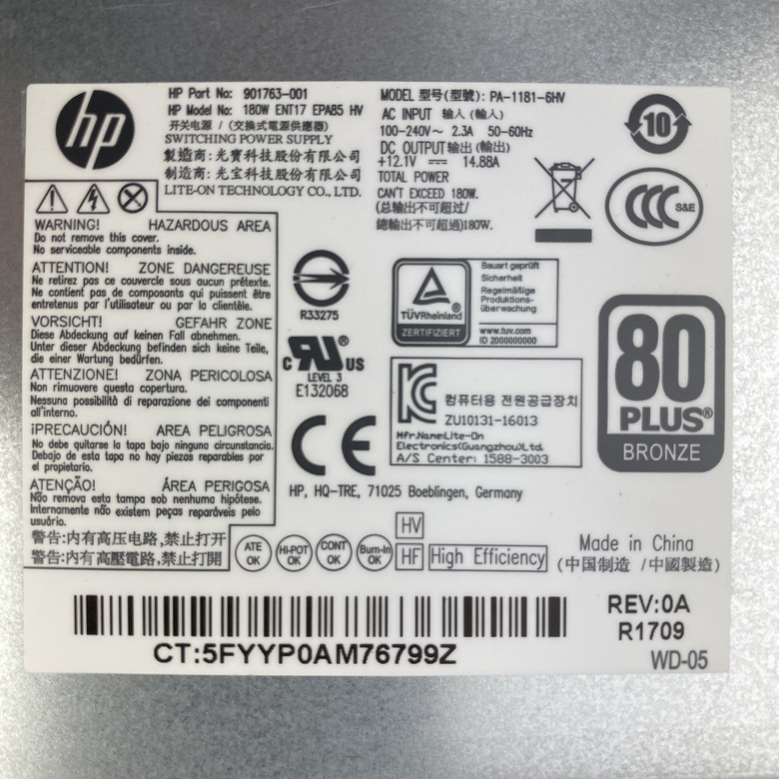 HP EliteDesk 800 G3 SFF Intel Quad Core i5-6500 3.20GHz 16GB RAM DVDRW No HDD OS