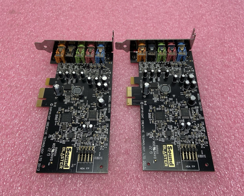 Creative Labs Sound Blaster SB1570 PCIe Audio Card Lot of 2