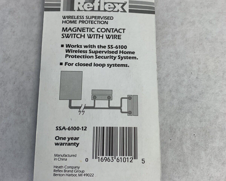 Heath Zenith Reflex Wireless Supervised Home Protection Magnetic Contact Switch