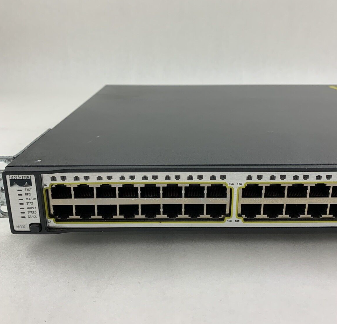 Cisco Catalyst 3750G WS-C3750G-48TS-S V02 48-Port Gigabit Network Switch Tested
