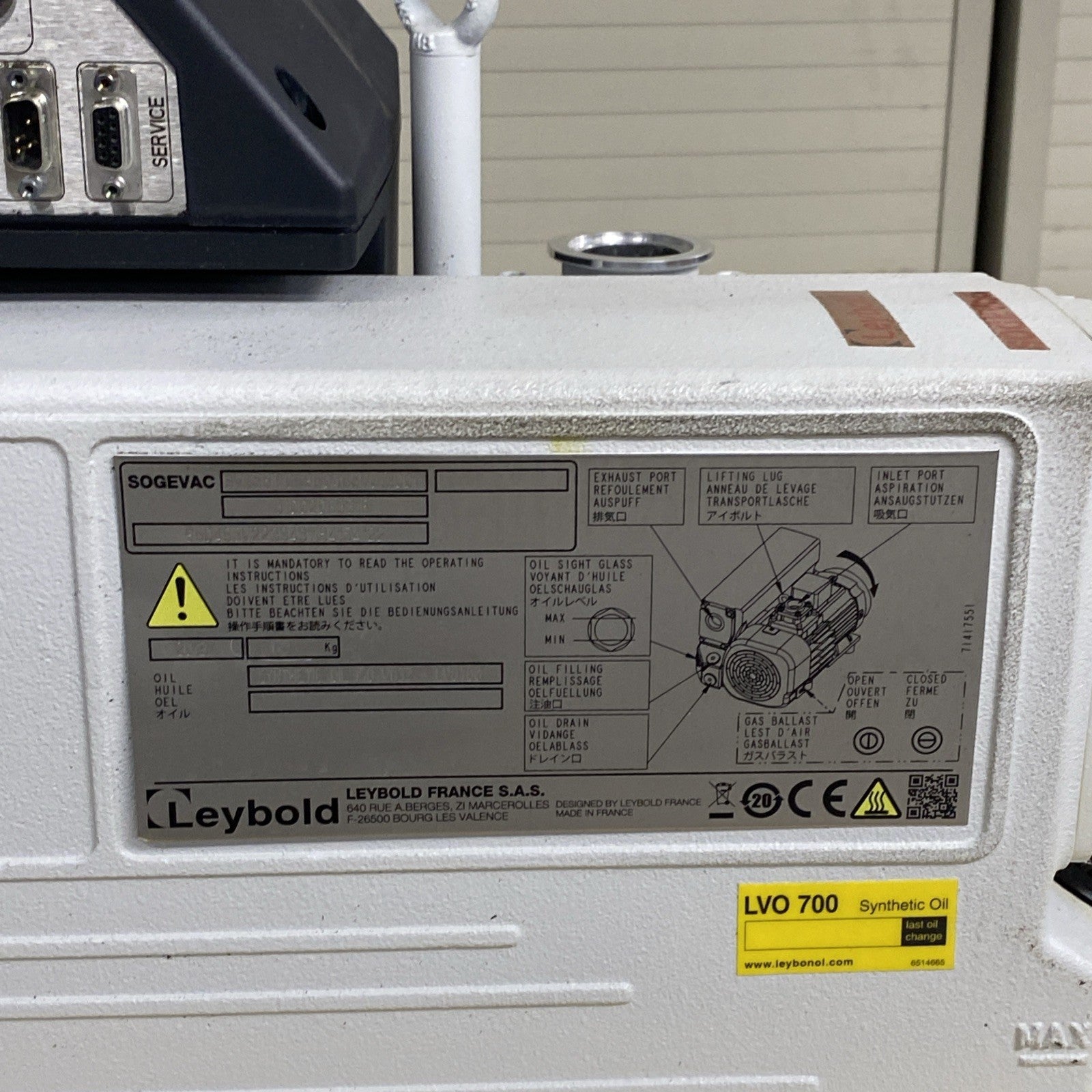 Leybold SOGEVAC SV40-65BIFC Vacuum Pump - Parts or Repair8
