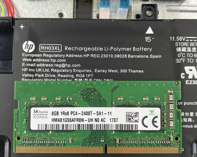 HP EliteBook 655 G10 15.6" AMD Ryzen 7 Pro 7730U 2GHz 8GB RAM No SSD/OS/AC- READ