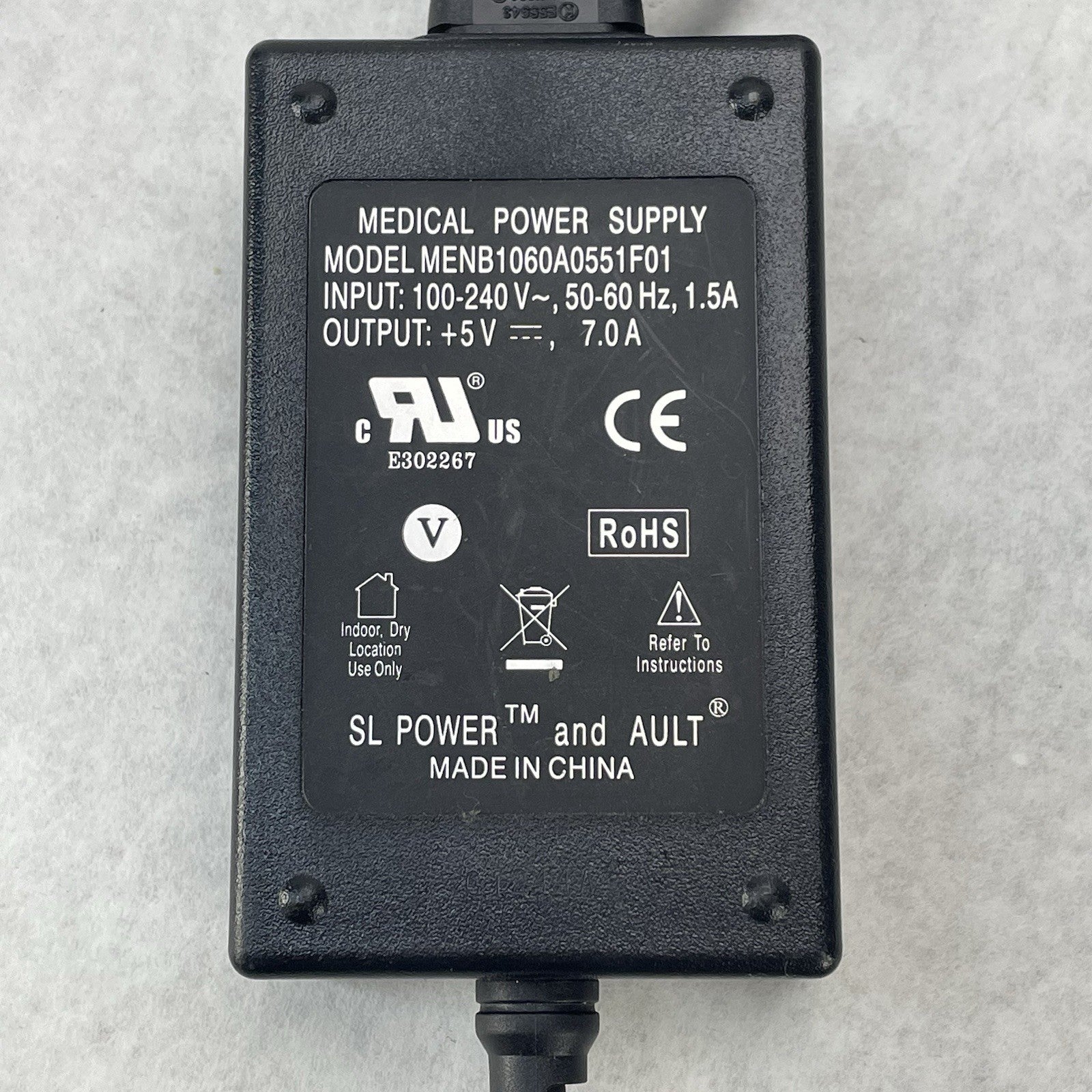 SL Power Medical PS 5V 7A MENB1060A0551F01 6-Pin AC Adapter with Cord4