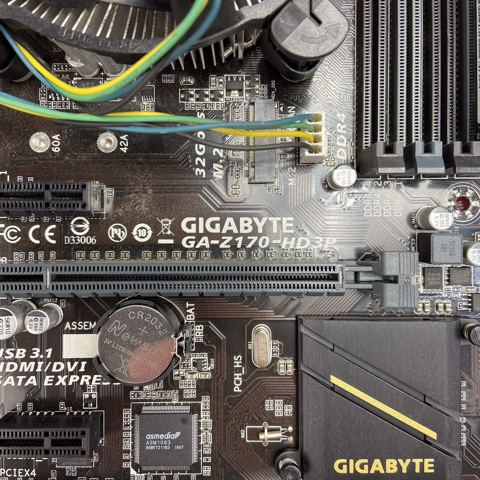 Gigabyte Z170-HD3P-CF Motherboard Intel Core i7-6700 3.4GHz 8GB RAM w/IO Shield6