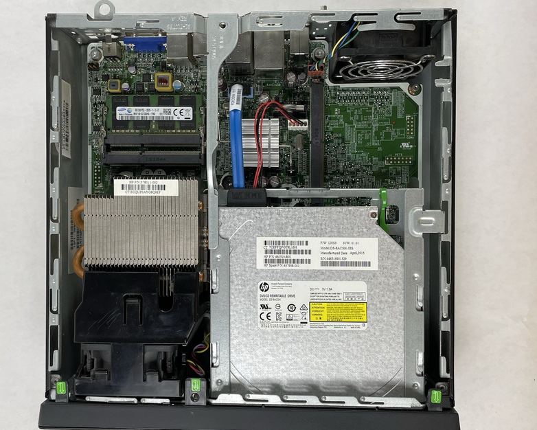 HP EliteDesk 800 G1 USFF i5-4590s 3.00 GHz 8 GB RAM No HDD/OS/AC