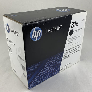 HP 81X CF281X Laserjet Black Toner Cartridge M630 NEW OEM Sealed Box
