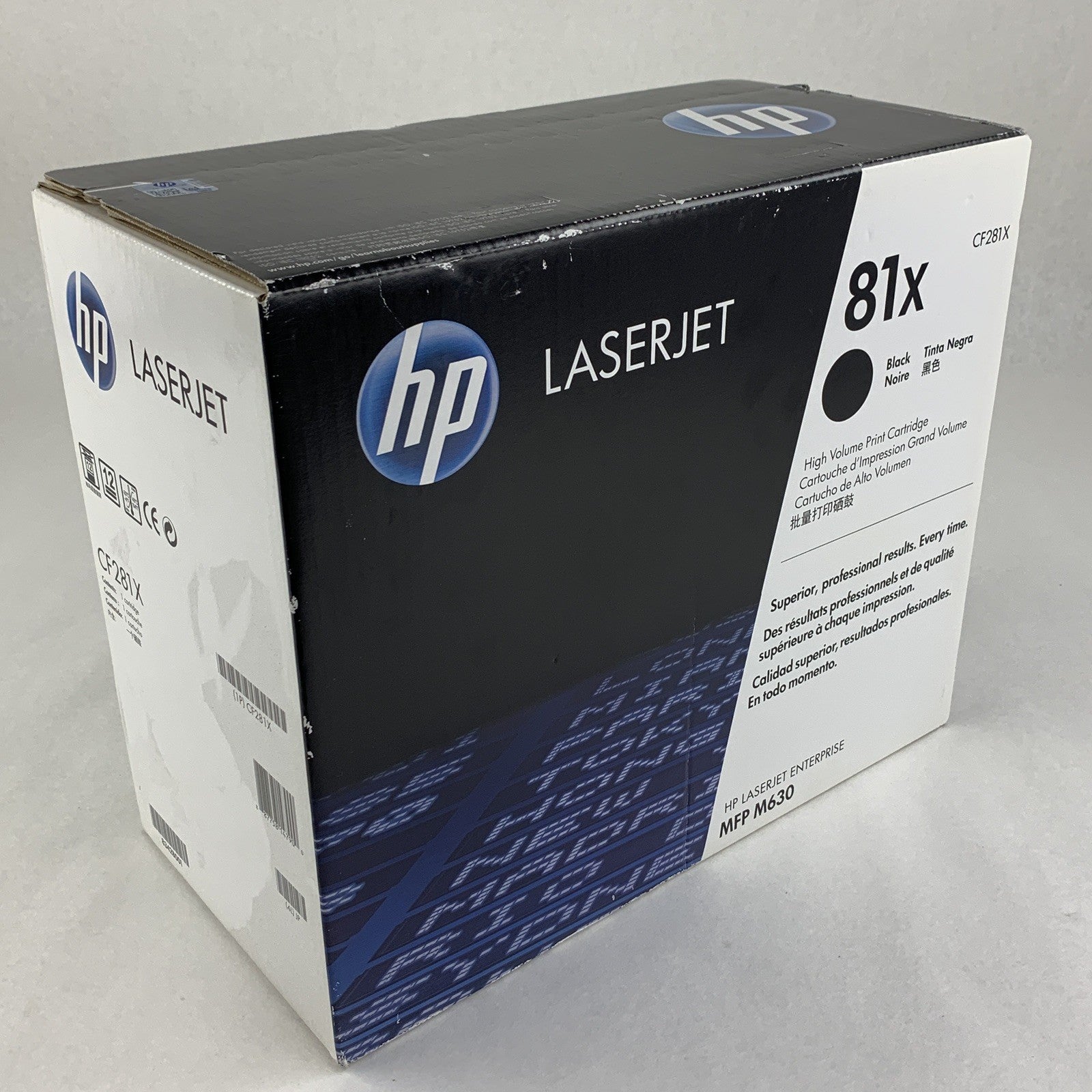 HP 81X CF281X Laserjet Black Toner Cartridge M630 NEW OEM Sealed Box