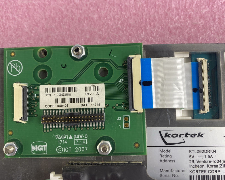 Kortek KTL062DRI04 TFT LCD Monitor 500002400 Rev EA