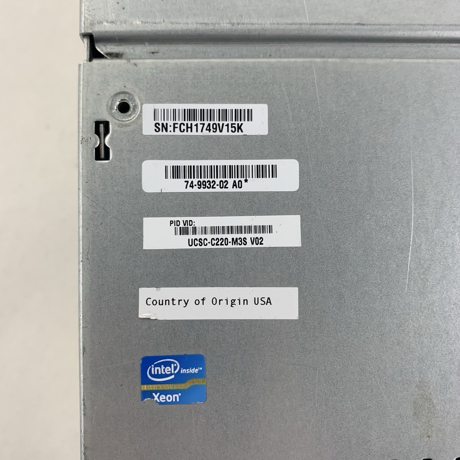 Cisco UCS C220 M3 1U Server 2x E5-2670 2.5 GHz 128 GB Ram No OS No HDD5