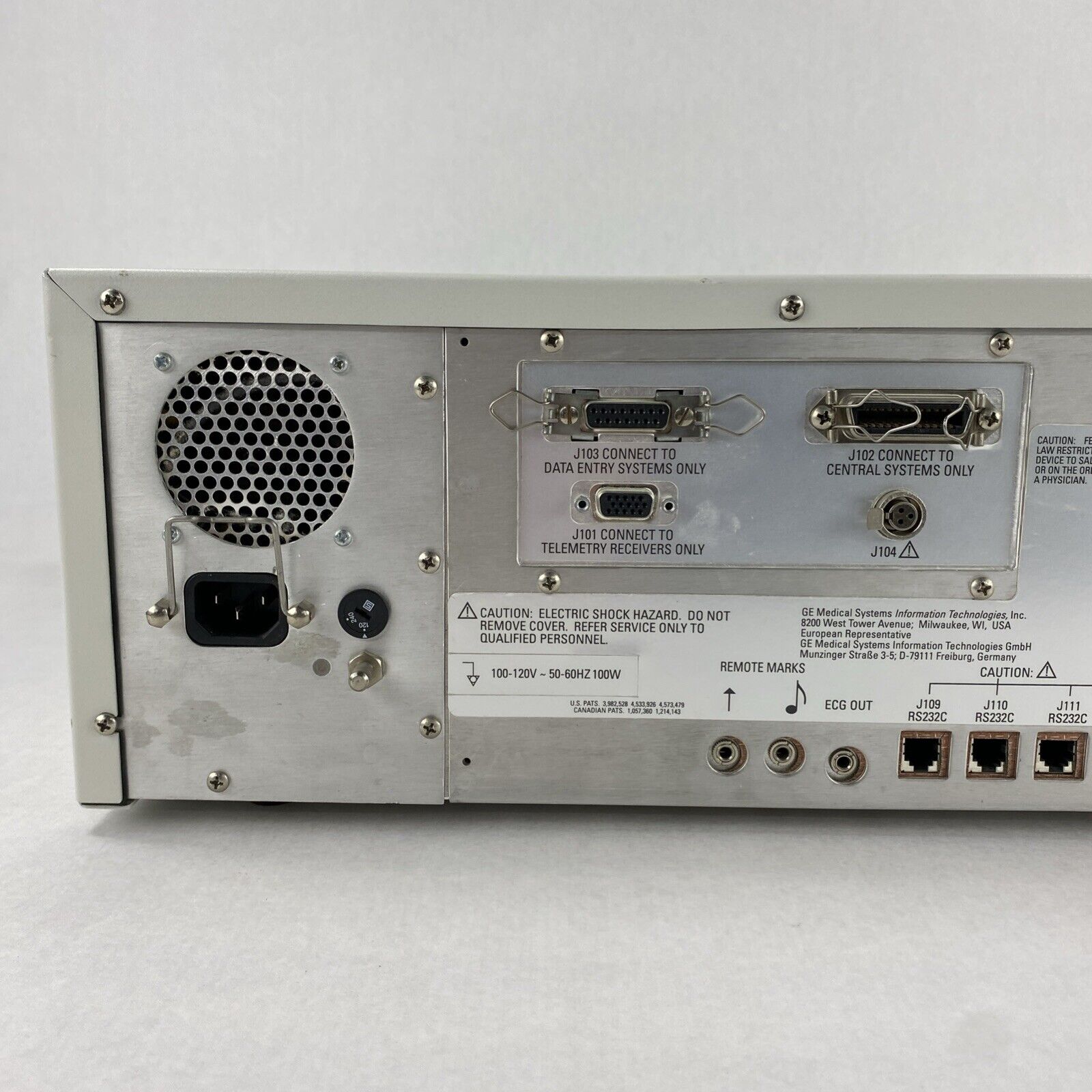 GE 0129 Corometrics 120 Series Maternal Fetal Monitor