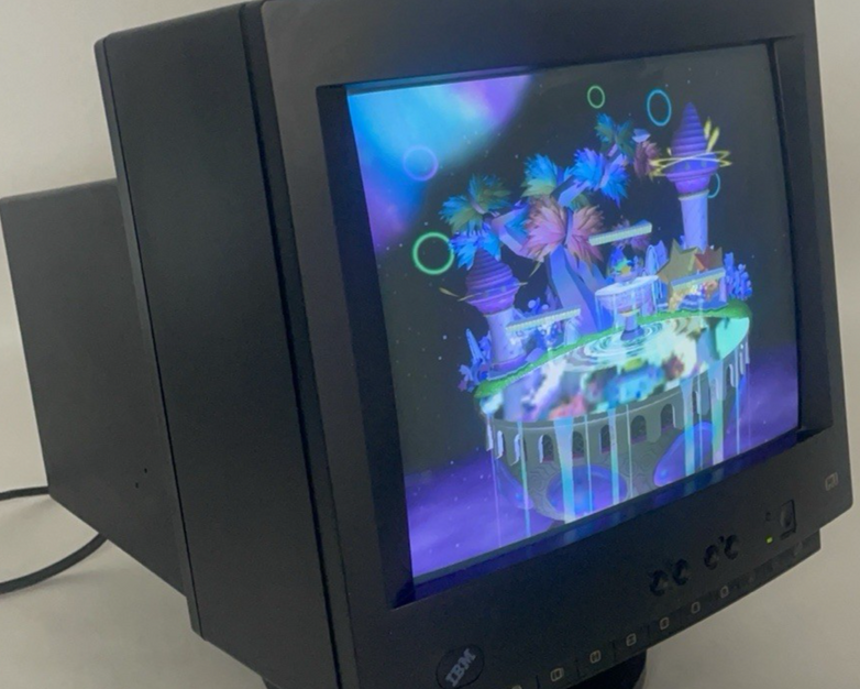 IBM G70 VGA CRT Monitor Tested Working