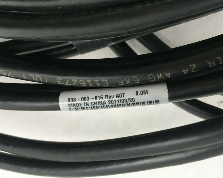 Lot of 2 EMC Molex 8M Mini-HDX4 to Mini SASx4 Cable 038-003-816
