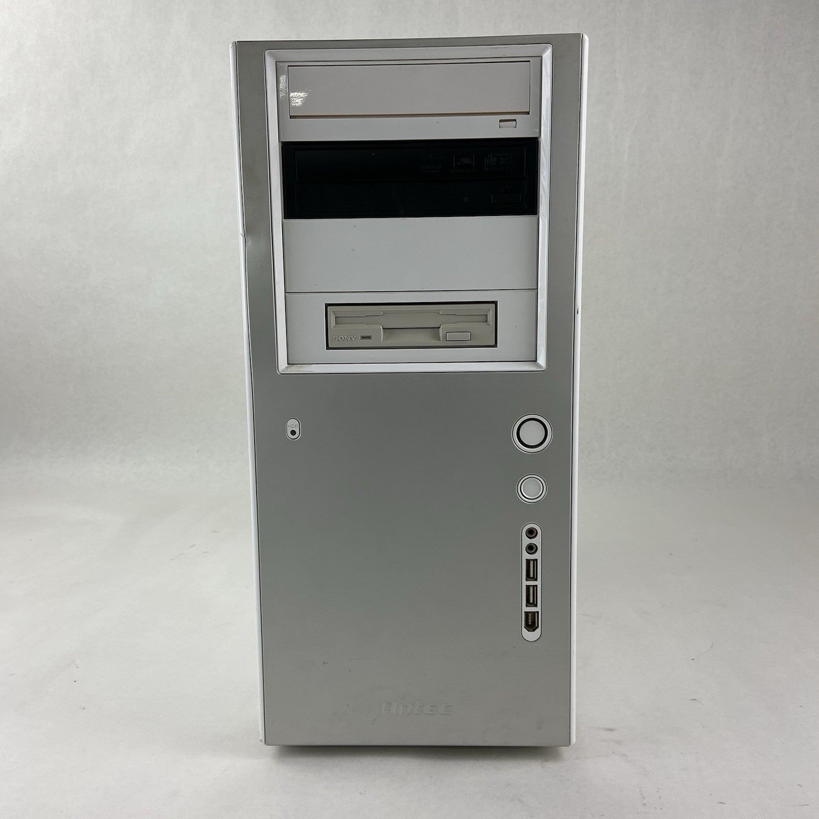 Antec P150 White Mid Tower Computer Case Dynex DX-400WPS 400W ATX PSU1