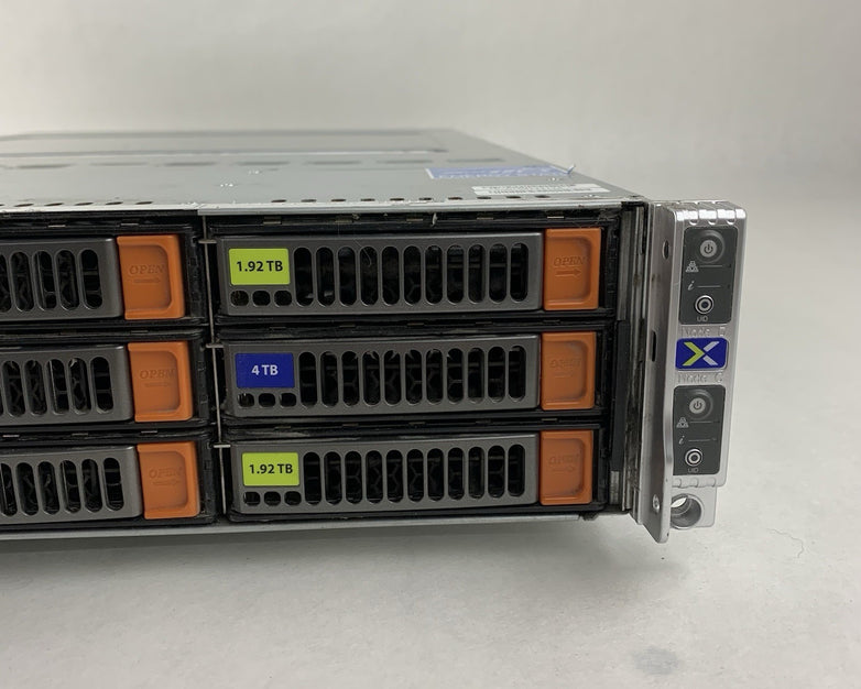 Nutanix NXS2U4NL12G600 12x 3.5" HDD Bay 4x Node Barebones Server 2x PSU