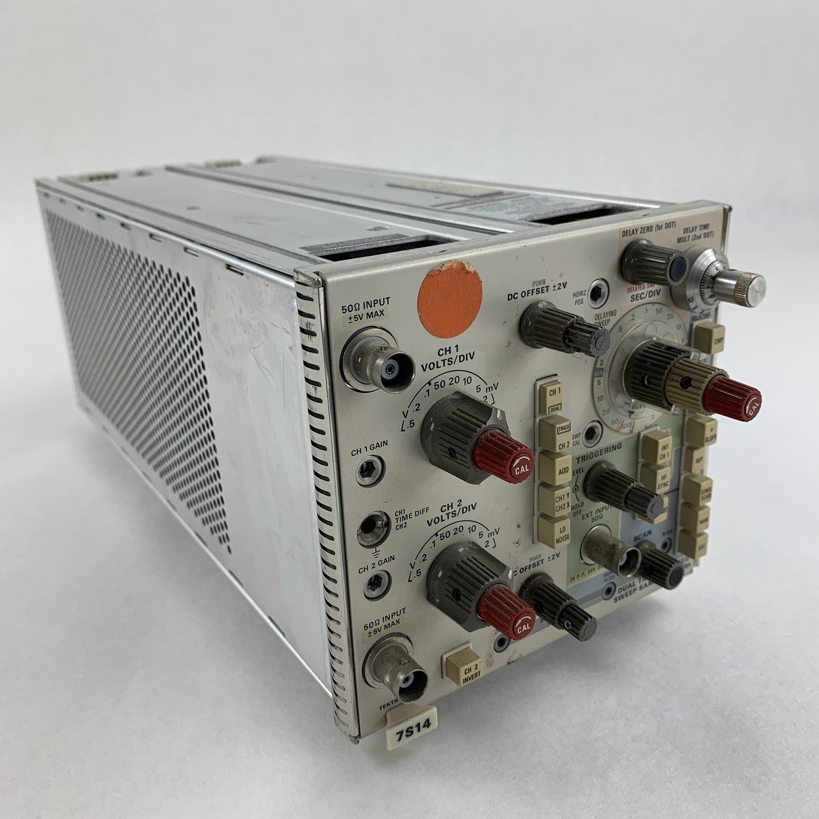 Tektronix 7S14 Dual Trace Delayed Sweep Sampler 7000 Series Oscilloscopes