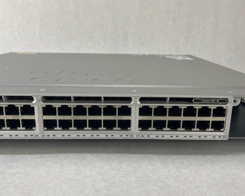 Cisco Catalyst WS-C3850-48T-S 48 Port 1X PSU Tested Reset