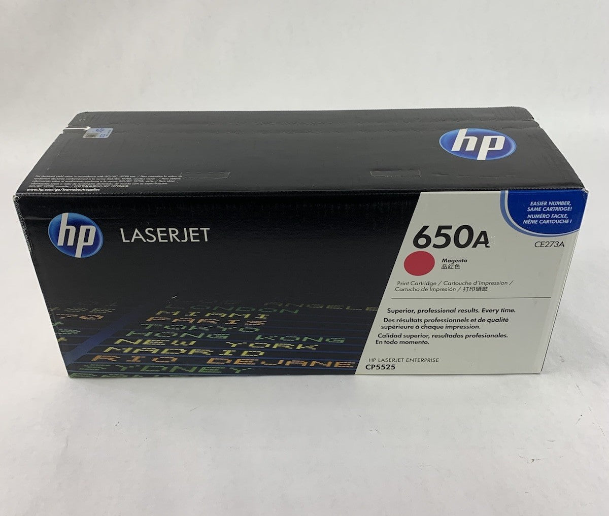 HP LaserJet 650A CE273A Magenta Toner Cartridge Exp: Aug 20141