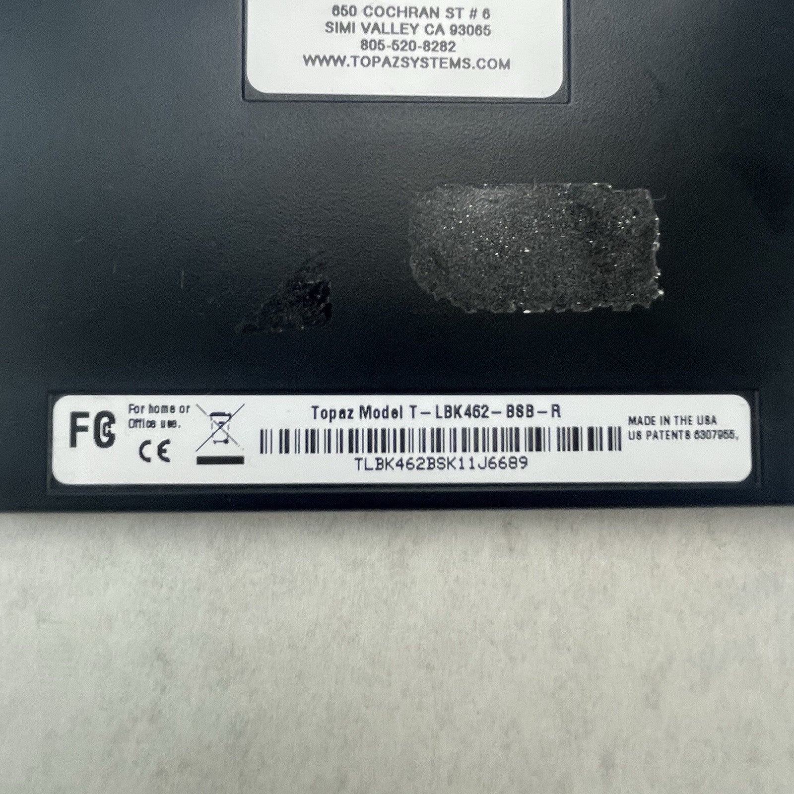 Topaz T-LBK462-BSB-RC Signature Pad Tested7