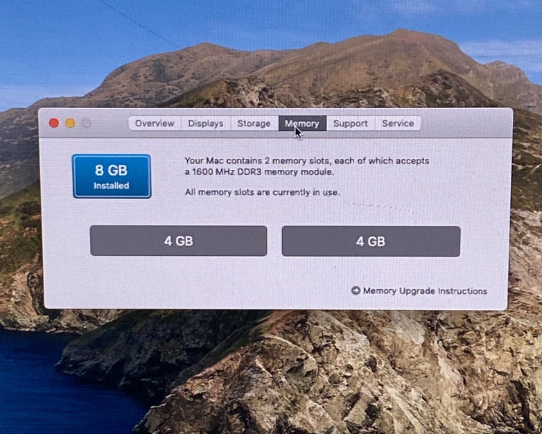 Apple A1418 iMac 21.5" 2013 2.7 GHz Core i5 8 GB RAM 1TB HDD macOS 10.15.7