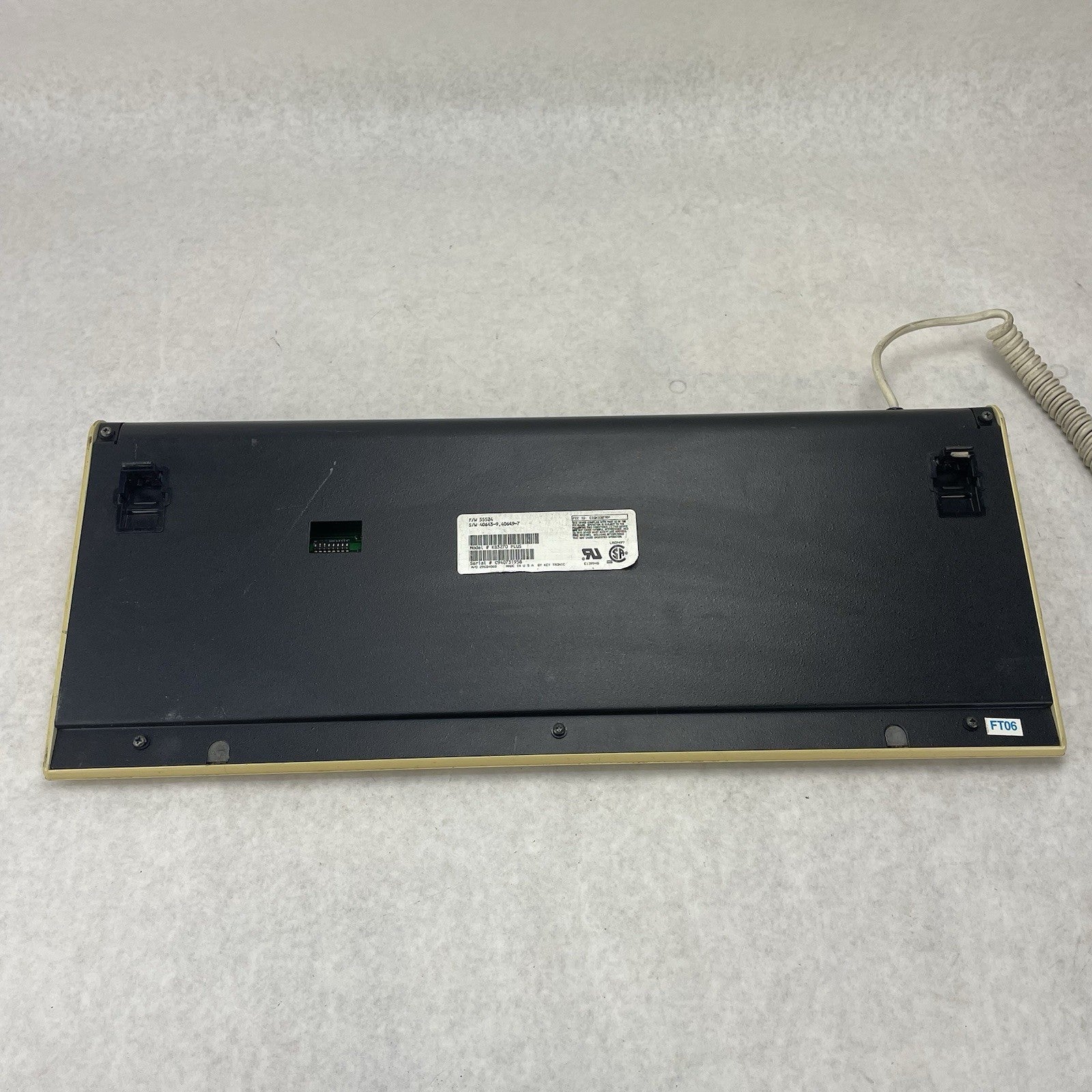 Keytronic KB3270 Plus Keyboard Professional Series Parts or Repair Untested9