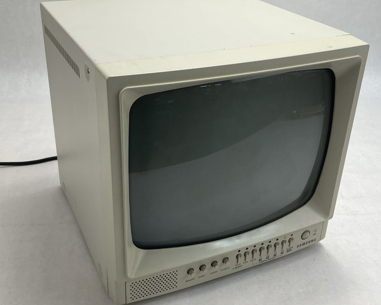 Samsung 12" CRT B/W Observation Security Monitor SSC-12M