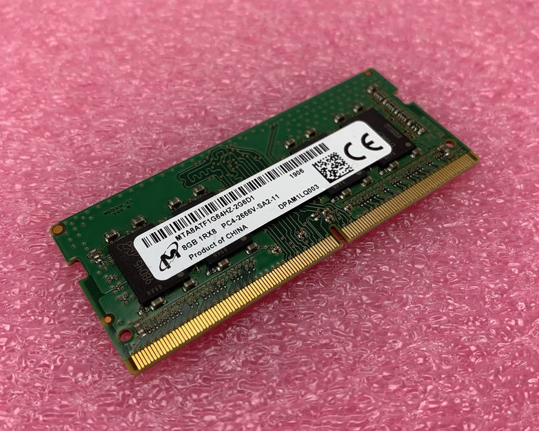 Micron MTA8ATF1G64HZ-2G6D1 PC4-2666V-SA2-11 8GB 1Rx8 Desktop Memory RAM