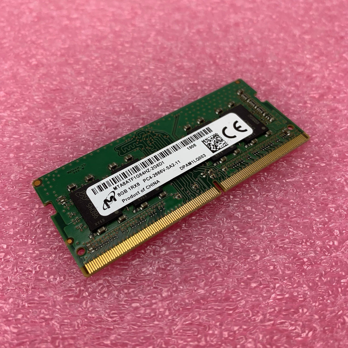 Micron MTA8ATF1G64HZ-2G6D1 PC4-2666V-SA2-11 8GB 1Rx8 Desktop Memory RAM0