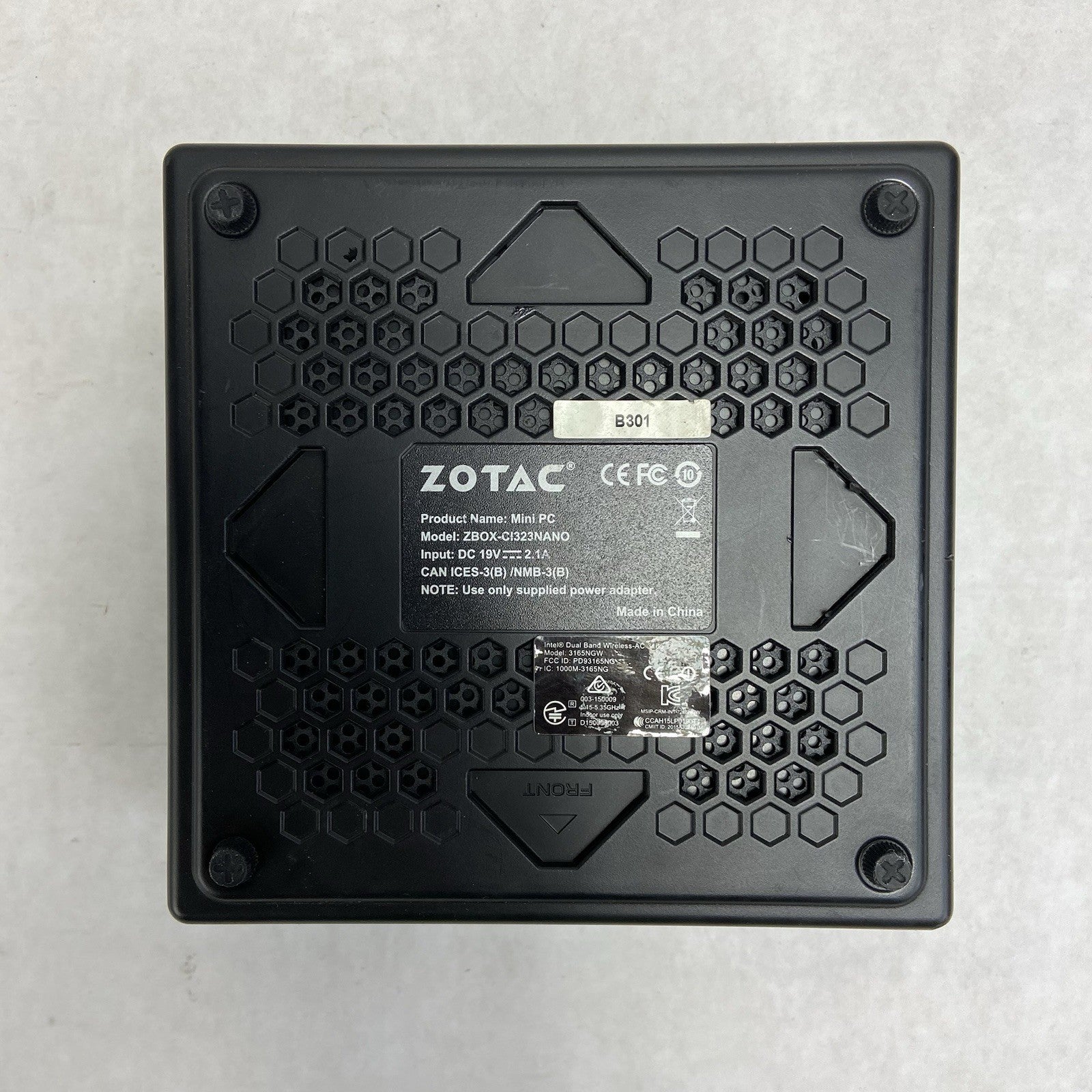 ZOTAC Zbox-C1323NANO Mini PC Intel Celeron N3150 1.6GHz 8GB RAM No AC/HDD/OS6