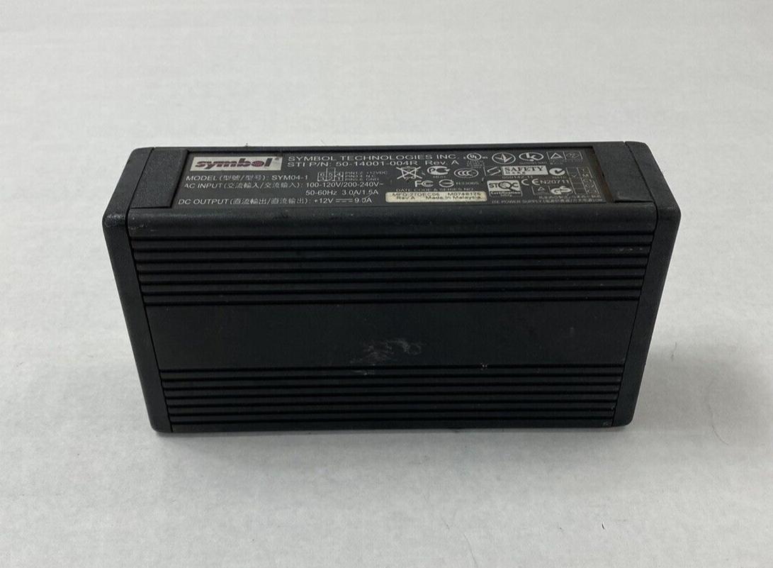 Symbol SYM04-1 50-14001-004R AC/DC Power Supply Adapter 12V 9A 108W