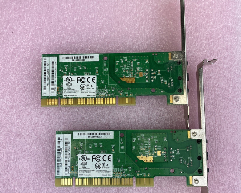 Lot of 2 Conexant RD02-D490 modem PCI cards 56PRC2