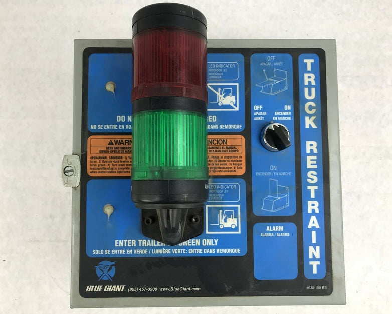 Blue Giant MTR 1160T 027-105 Truck Restraint 115V Control Panel 038-158 ES