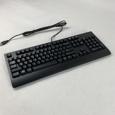 Lenovo 1PSD51P48046 Traditional Black USB AI Keyboard Untested Lot of 10