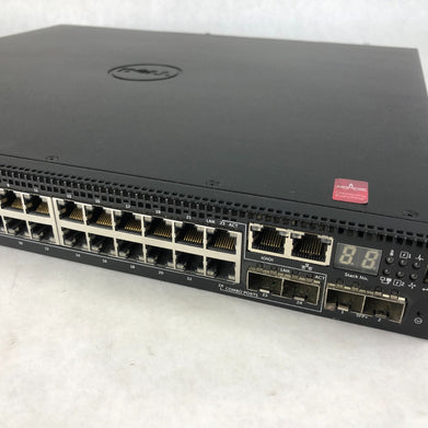 Dell Networking N3024 24 Port Rack Mountable Ethernet Switch No Rails