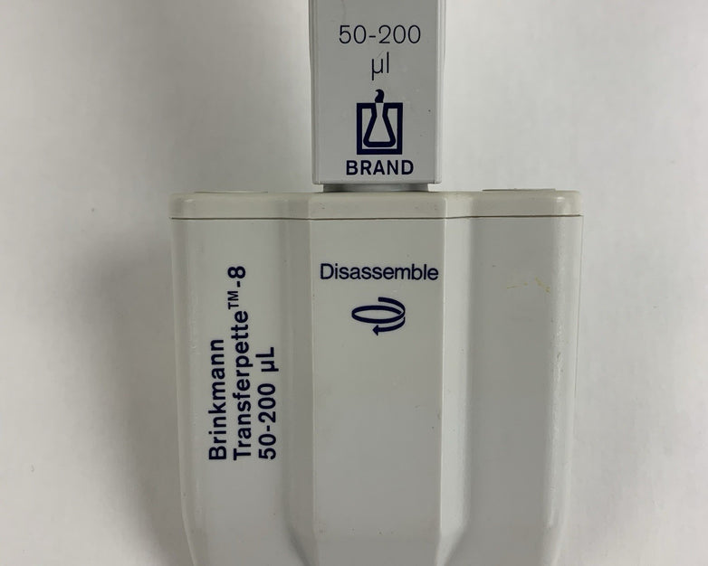 Brinkmann Transferpette-8 50-200 uL 8-Channel Manual Pipette Untested