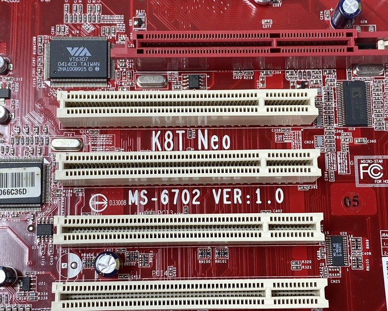 MSI 6702 Motherboard AMD Athlon 64 3400t 2.4GHz 1GB RAM w/ Shield